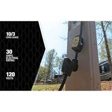 These 'surge protectors' for rvs are the ones that you plug into the power pedestal. Surge Guard 44260 Entry Level Portable Surge Protector 30 Amp Walmart Com Walmart Com