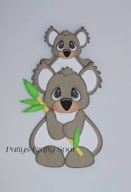 Tiny Treasures Koala Paper Piecing By Pattys Crafty Spot Paper Piecing Paper Piecing Scrapbooking Scrapbook Paper Crafts