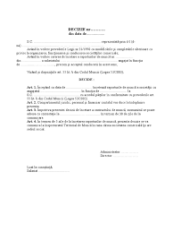 Decizie incetare contract de munca. Decizie Incetare Contract De Munca Art 55 Lit B 1 Doc