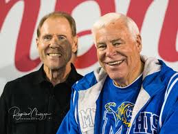 Referee Jerry Calhoun and Dave Brown at Liberty Stadium in Memphis