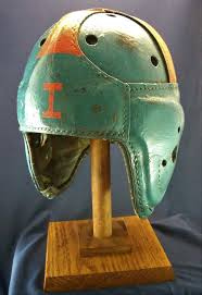 Pop warner youth football action. 1920 S 30 S U Of Illinois Homage Antique Vintage Leather Football Helmet W Stand Football Helmets Retro Football Helmet