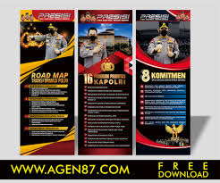 Link download logo hut bhayangkara ke 75. X Banner Presisi Agen87