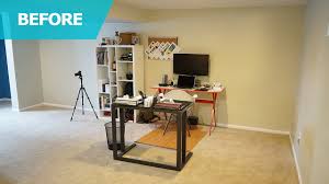 It is true that many basements are spacious, secluded and quiet enough to be an office space. Home Office Ideas Furniture Ikea Home Tour Episode 208 Youtube