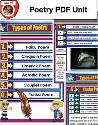 Pin By Geis19 On Poetry Unit Poems Haiku Limerick Tanka Acrostic Couplet Types Of Poems Poems Poetry Unit