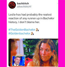The Leslie stan version of the Golden Bachelor X Roundup! ➡️ And in case  you need to understand why viewers are blasting Gerry over Leslie, check  our link in bio for finale