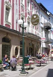Konditorei Zauner Bad Ischl Austria This Is Nice But I Prefer The Seating In The Garden That Runs Along The River So Many Sweet Memories H Oostenrijk