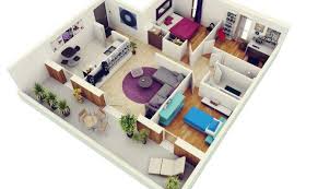 Our 3 bedroom house plan collection includes a wide range of sizes and styles, from modern farmhouse plans to craftsman bungalow floor plans. 23 Stunning Small House Plans 3 Bedrooms Home Plans Blueprints