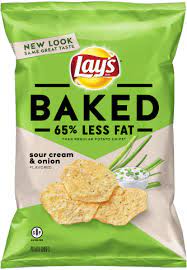 Lay S Baked Sour Cream Onion Flavored Potato Crisps Sour Cream And Onion Lays Baked Chips Yummy Comfort Food