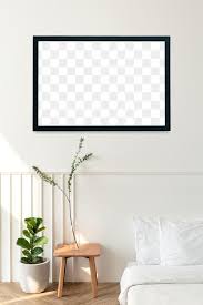 Black Picture Frame Mockup In A White Bedroom Free Image By Rawpixel Com Chanikarn Thongsupa Free Picture Frames Black Picture Frames Picture Frames