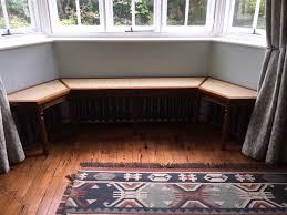 Bespoke soft furnishings specialists offering sofas, sofas for bay windows, curtains, blinds, and reupholstery. Oak Bay Window Seat With Cane Seat Panels Nigel Northeast