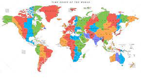 World Time Zone Map Pdf 5 Free Printable World Time Zone Map With Countries Pdf Download | World Map  With Countries