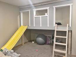 Indoor Playhouse Fort Diy Indoor Playroom Indoor Playground Diy Kids Indoor Play