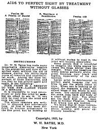 Fine Print Cures Presbyopia Natural Eyesight Improvement