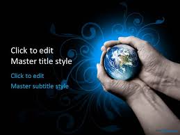 Step 1 − create a new design template from the slide master view. Free Earth Ppt Template