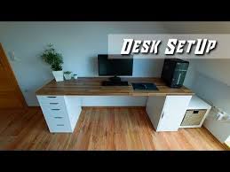 Impressive Modern Desk Setup For Office Gaming Building By Nerotec English Youtube Modern Office Desk Desk With Drawers Desk