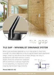 Enquire Directly Tile Gap Drainage System By Strip Grate By Strip Grate System Bathroom Drainage Wet Room Shower