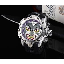 Minute markers around the outer rim. Invicta Dc Comics Joker Large Dial Men S Sports Quartz Watch Fashion Man Watch Waterproof Shopee Philippines