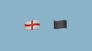 A white rectangular flag with a red thin horizontal stripe in the middle, slashed by a vertical stripe of the same kind running through the center of the flag. Whatsapp And The Weird Bug Of Emoji Flag Black Bitfeed Co