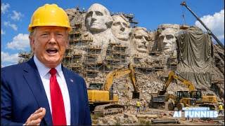 🗿🏗️ WHITE HOUSE CONSTRUCTION PROJECTS: MOUNT RUSHMORE - YouTube
