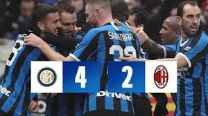 Romelu lukaku (inter milan) header from the centre of the box to the bottom left corner. Inter 4 2 Milan Incredible Comeback At The Derby Della Madonnina Tokyvideo