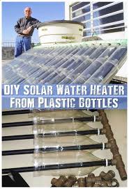Diy Solar Water Heater From Plastic Bottles Make A Solar Water Heater From A Pile Of Plastic Bottles And Cartons Diy Solar Heisswasserbereiter Wassererwarmung