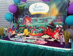 Find party table centerpieces at the lowest price guaranteed. Set Of 4 Little Mermaid Birthday Table Centerpiece Ariel Flounder Sebastian Fun Kids Parties Little Mermaid Birthday Fun Kids Party Mermaid Birthday