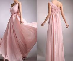 Single Shoulder Braided Belt Long Bridesmaid Dress For Pregnant Greek Goddess Style Formal Dress Platya Vechernie Platya Grecheskoe Plate