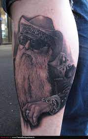Billy Gibbons Zz Top Tattoo By Bob Tyrrell Tattoos Worlds Best Tattoos Top Tattoos
