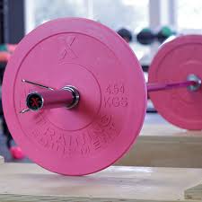 5.0 out of 5 stars 1. High Quality Rubber Bumper Plates 45lb Pink Pair X Training