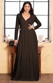 Skylar Long Sleeve Empire Waist Modest Fall Flowy Maxi Dress Gown Maxi Dress Flowy Maxi Dress Empire Waist Maxi Dress