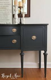 Black Painted Sideboard Black Buffet Painted Furniture Black Painted Furniture Refurbished Furniture Painted Bedroom Furniture