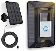 Solar Charger for Ring Doorbell, 2-in-1 with Mount Stand, Compatible with Ring Battery Doorbell 3/4/3 Plus, Ring Battery Doorbell Pro/Plus (2020/2021/2023) : Amazon.ca: Tools & Home Improvement