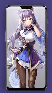 Keqing Genshin Impact Wallpaper Download Apk Free For Android Apktume Com With its tranquil forest setting and music, this live wallpaper as with the other live wallpapers, this one is available for pc, ios, and android. keqing genshin impact wallpaper