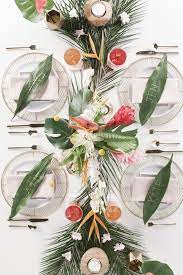 From soups and salads to scallops and smoked salmon, these elegant dishes are sure to impress. How To Throw A Tropical Dinner Party In 4 Easy Steps Tropical Table Setting Dinner Party Decorations Dinner Party Decorations Table