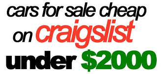 Craigslist provides local classifieds and forums for jobs, housing, for sale, services, local community, and events. Cheap Craigslist Cars Facebook