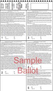 Ballot certificate (sample form for your own use). The Fine Print On Your Ballot That Isn T Fine Print