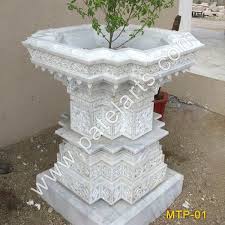 Marble Tulsi Pot Tulsi Pots Kyara Marble Tulsi Kyara Tulsi Pot Tulsi Puja Room