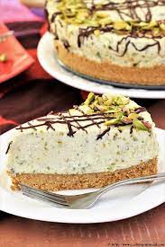 White Chocolate Pistachio Cheesecake Recipe No Bake Cookingcarnival Recipe Desserts Pistachio Cheesecake Recipe Pistachio Cheesecake
