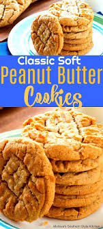 Classic Soft Peanut Butter Cookies Cookies Peanutbuttercookies Peanutbutter Holi Soft Peanut Butter Cookies Peanut Butter Cookie Recipe Butter Cookies Easy