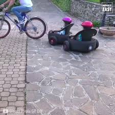 Creative Diy Bicycle Cart Trailer Video Diy For Kids Diy Creative Arts And Crafts Kits