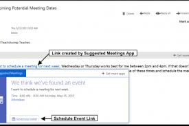 Save the newly created meeting as template. The Suggested Meetings App In Outlook Web App Tutorial