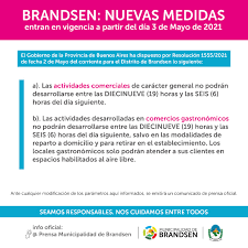 El retroceso a fase 2 implica mayores restricciones a las. Brandsen En Fase 2 Restricciones Resolucion 1555 2021 Portal Brandsen