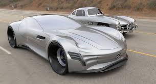 A Stunning Mercedes Benz Gullwing Study For The 21st Century Carscoops Super Cars Benz Mercedes Benz