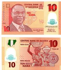 Nigerian naira (ngn) currency exchange rate conversion calculator. Nigeria 39g 10 Naira Pages World Paper Money