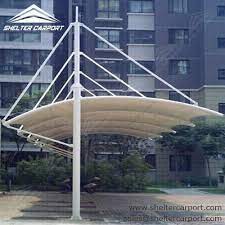 Carshade With Smooth Shading Tops Help To Drain Water Efficiently When It Rains Thus Perfectly Protecting Your Cars Carport Designs Parking Design Car Shed