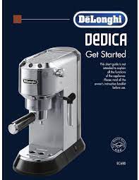 Delonghi dedica ec 680 instruction manual and user guide. Delonghi Dedica Ec680 Get Started Pdf Download Manualslib