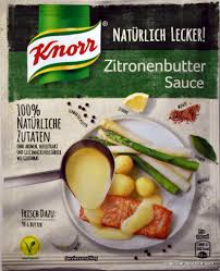 Knorr Naturlich Lecker Lemon Butter Sauce Vegetarian Nutrition Lemon Butter Lemon Butter Sauce