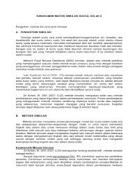 Ringkasan bab 1 bahasa indonesia kelas x. Rangkuman Materi Simulasi Digital Kelas X