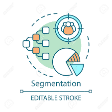 Segmentation Concept Icon Marketing Element Pie Chart Idea