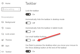Use Small Icons On The Windows 7/8/10 Taskbar And Desktop